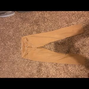 Tan skinny jeans from old navy size 8